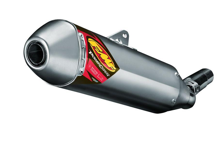 10-13 YZF450 PC4H W/SA MUFFLER, FMF 044396 POWERCORE 4 HEX