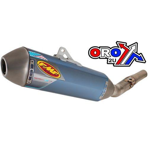 11-13 CRF250R F4.1 SS BLUE, FMF 041437 Exhaust Anodized