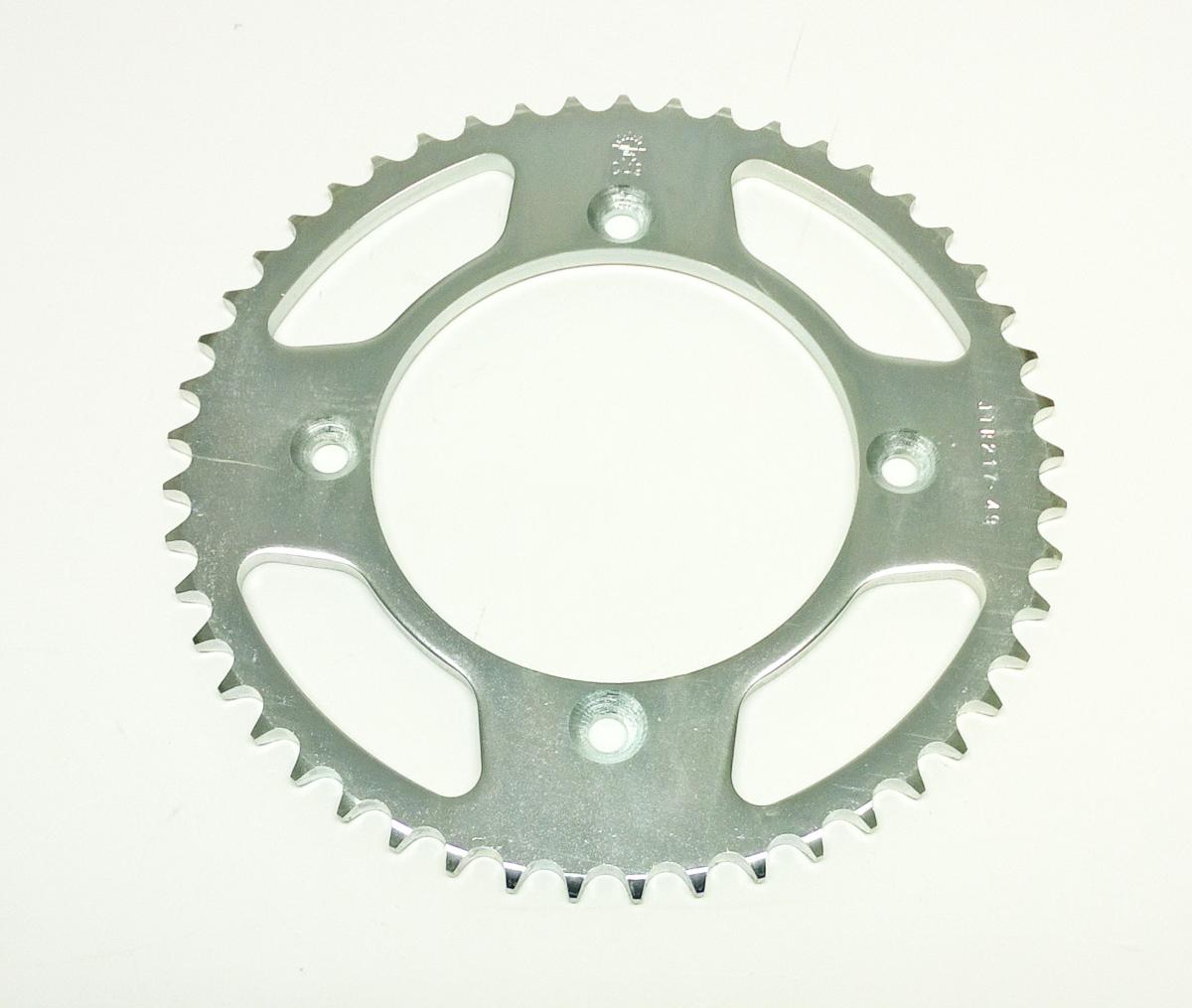 REAR SPROCKET STEEL JTR217.49, 428 Chain Conversion CR80/85, SR217-49