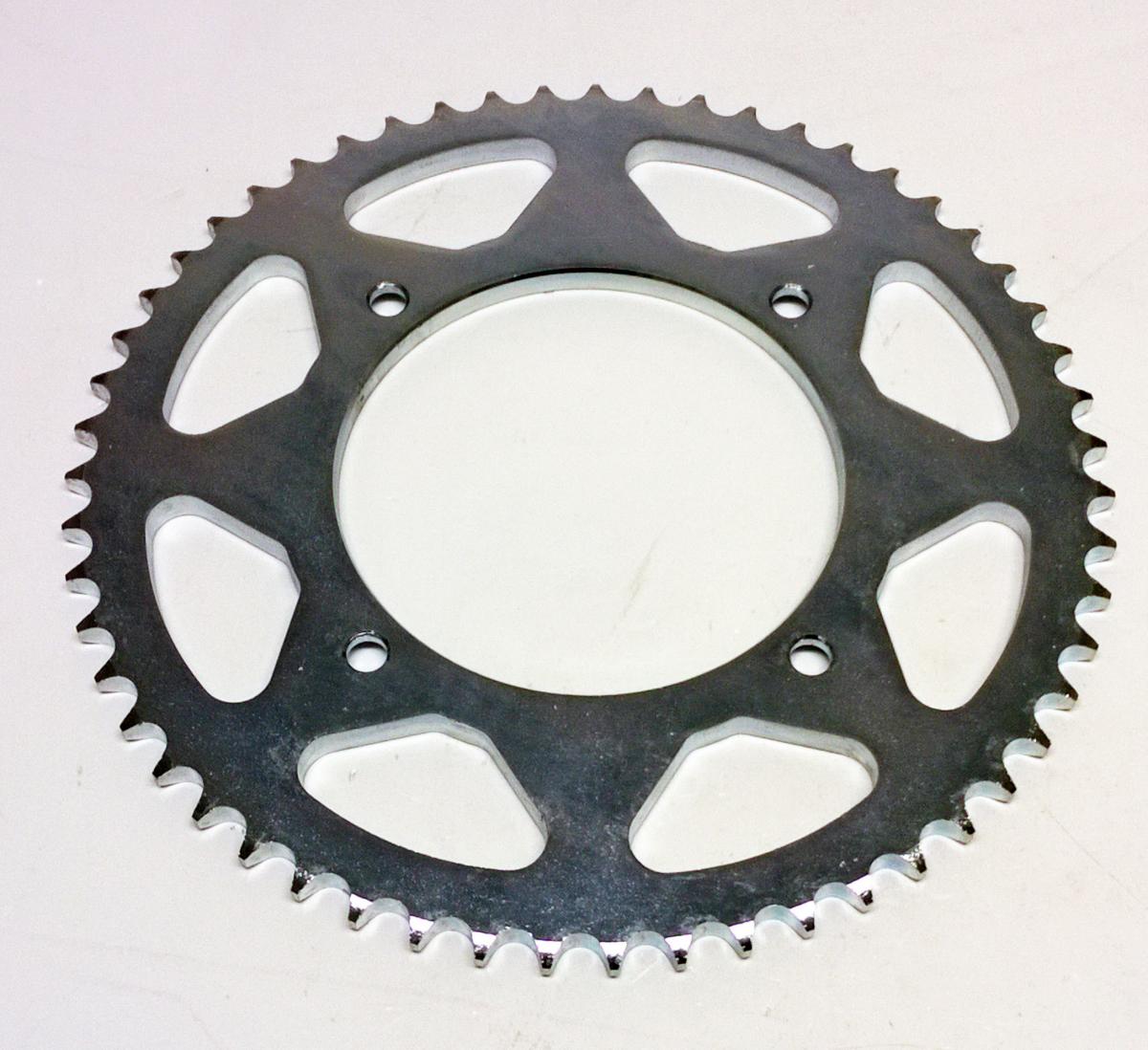 REAR SPROCKET STEEL JTR217.55, 428 Chain Conversion CR80/85, SR217-49