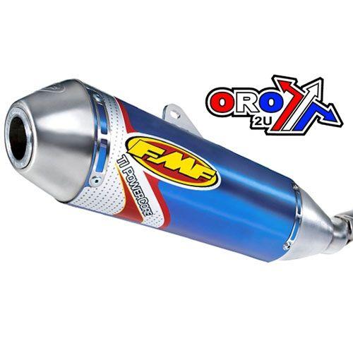 11-13 CRF250R PC TI ANODIZED, FMF 041467 POWERCORE BLUE