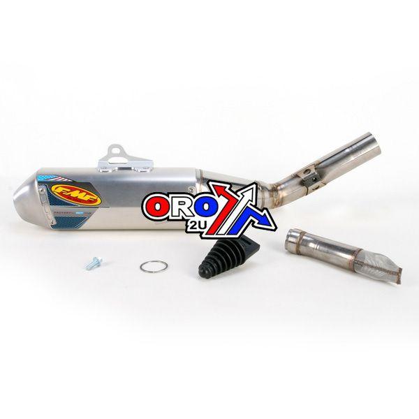 11-12 CRF450R 4.1 ALUM. SS, FMF 041482 FACTORY SILENCER