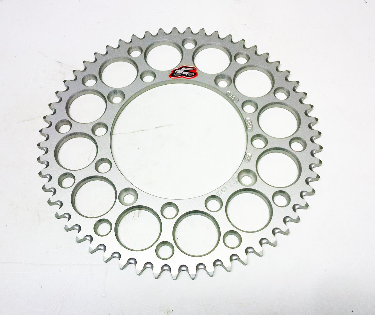 REAR SPROCKET ALLOY RENTHAL, ULTRALITE 189U-420-55GRSI SILVER