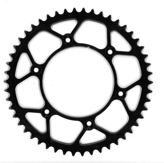 MINO REAR SPROCKET STEEL HARD LIGHT, BLACK JTR210 WITH CSK HOLES, XR250, CRM250, XR650, XR600