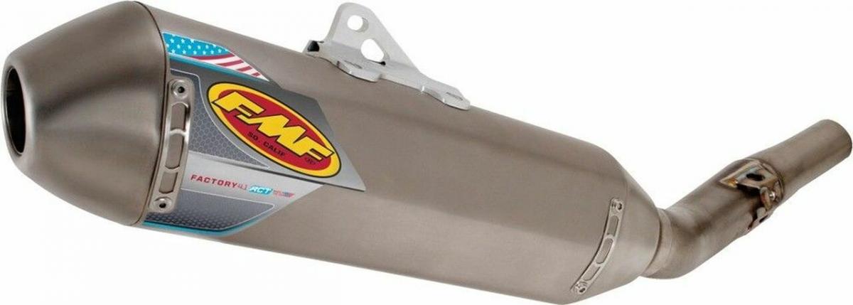 11-12 RMZ250 F4.1 TI NATURAL, FMF 043293 FACTORY SILENCER