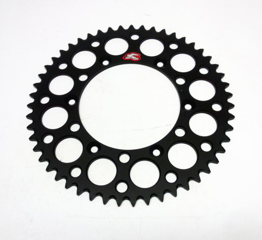 REAR SPROCKET ALLOY RENTHAL, ULTRALITE 150U-520-51GBBK BLACK, 150U-520-51GBBK