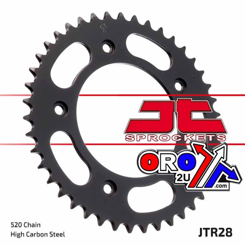 REAR SPROCKET STEEL JTR28.42, C49 High Carbon Steel 520