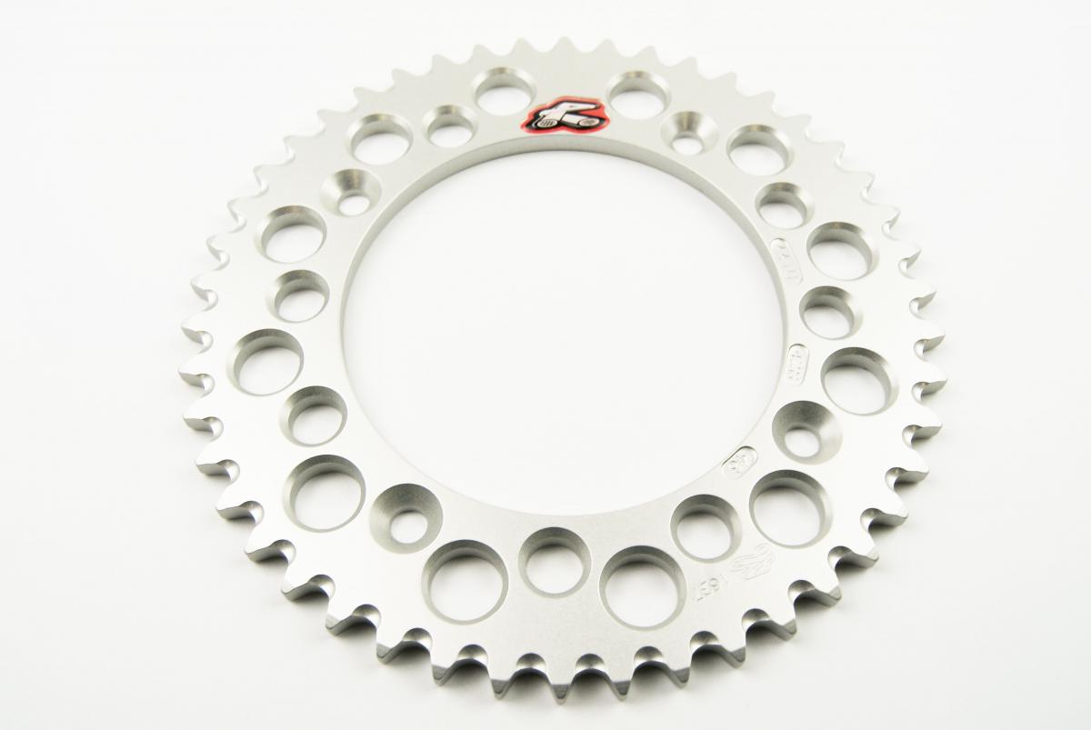 REAR SPROCKET ALLOY RENTHAL, ULTRALITE 441U-428-46GPSI SILVER