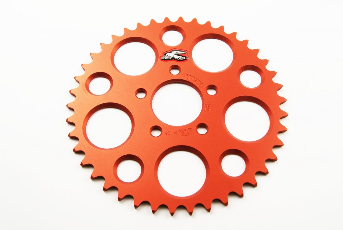 REAR SPROCKET RENTHAL 480, KTM 50 2010-2013 42T ORANGE, 480--415-42P-OR