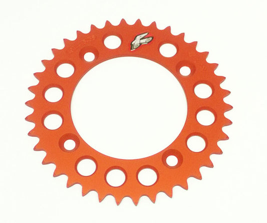 REAR SPROCKET RENTHAL 491, KTM/HUSKY 50 14-25, 38T ORANGE, 491--415-38P-OR