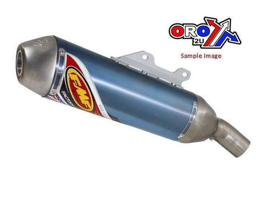 07-21 CRF150R F4.1 TI BLUE, FMF 041291 FACTORY SILENCER