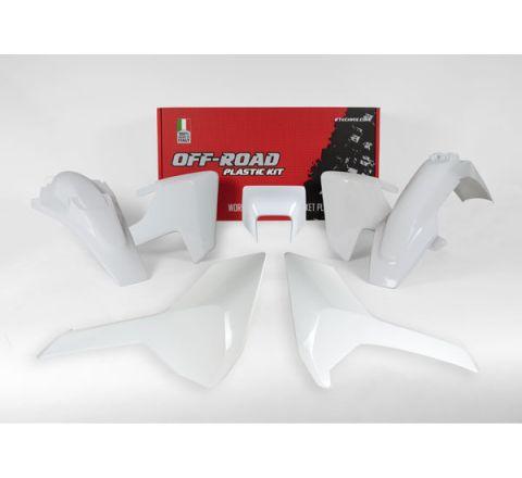Husqvarna TE FE TX Plastic Kit / Body Set – White – 2017–2018