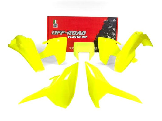 Husqvarna TE FE TX Plastic Kit / Body Set – Yellow – 2017–2018