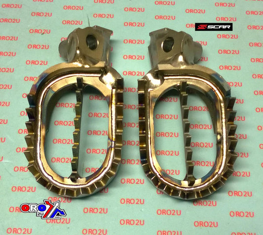 FOOT PEGS TITANIUM KTM, SCAR RACING S5516