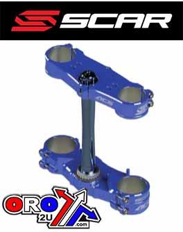 TRIPLE CLAMPS 22 BLUE YZF, OFFSET 22mm SCAR S1424