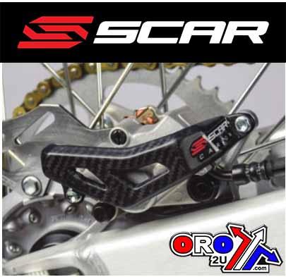 CARBON REAR CALIPER GUARD, SCAR RACING CRCG300 KAW