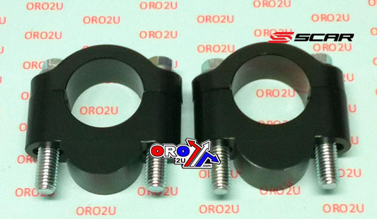 BAR RISE KIT 28.6 BLACK, SCAR RACING UBR2 RISE 20mm