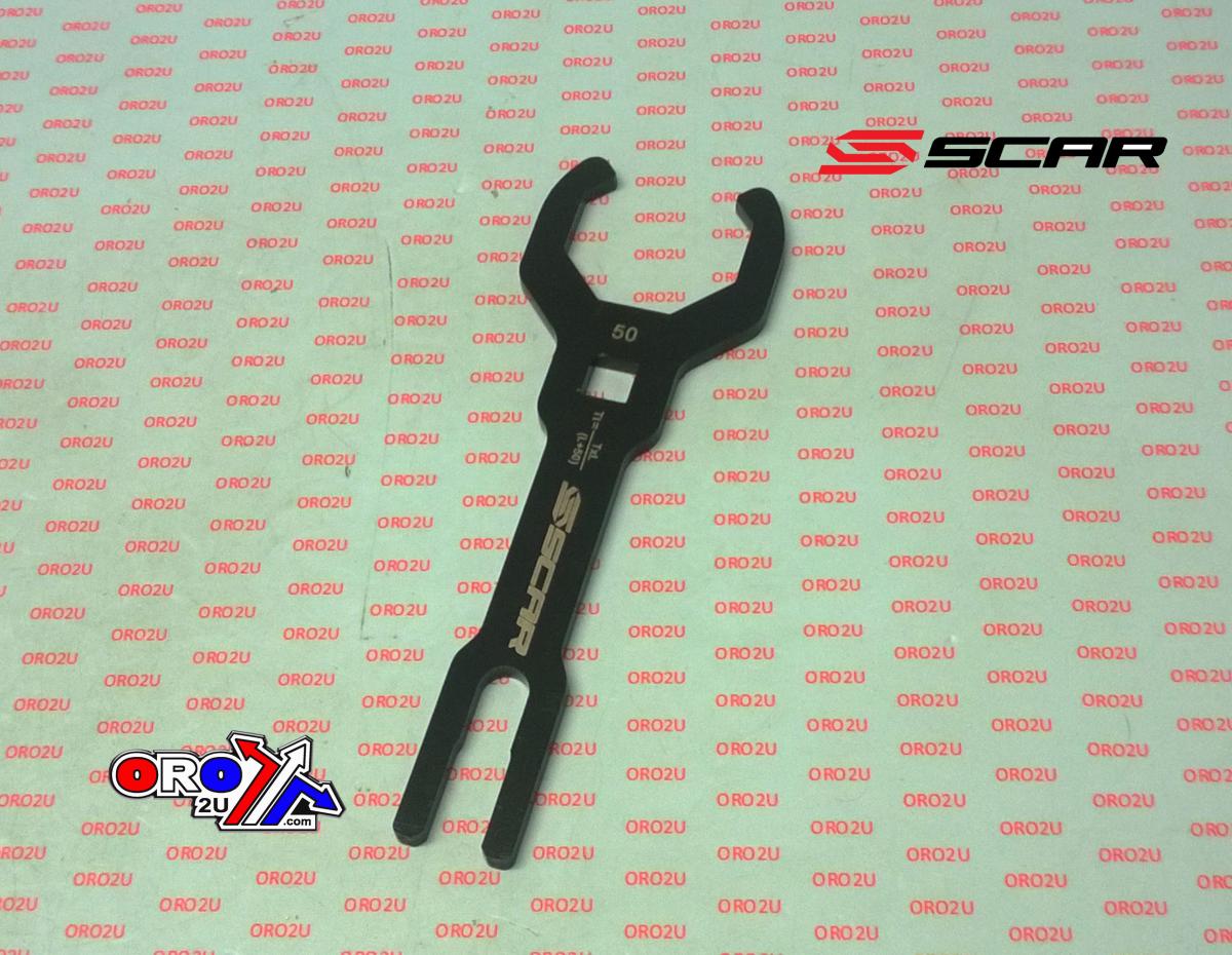 FORK CAP WRENCH 50mm, SCAR RACING CFS SHOWA