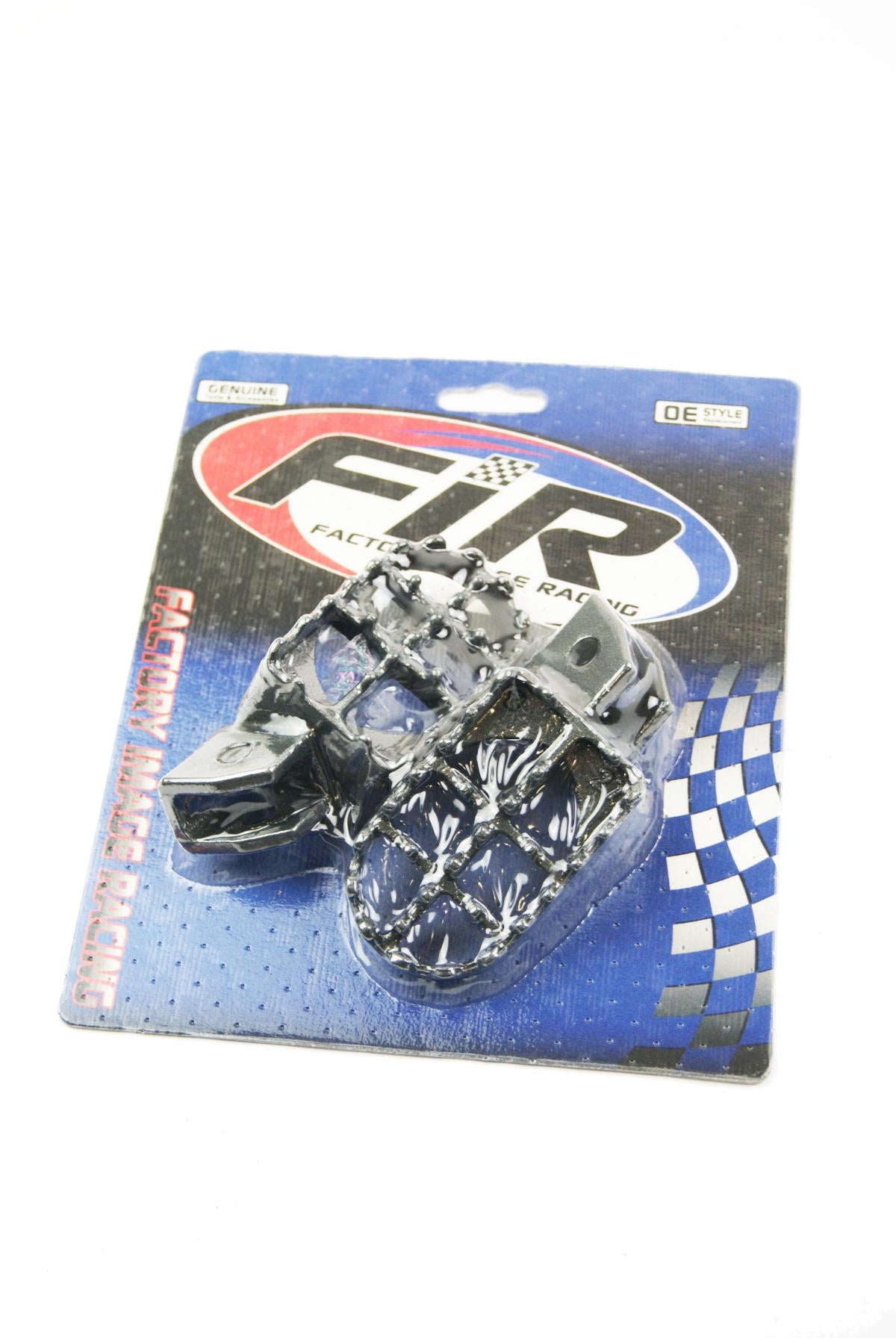 FOOT PEGS STEEL GREY YZ, YAMAHA 87-96 YZ125 YZ250, WR , 3SP-27411-00-00, 3LD-27411-10-00, 3SP-27411-00-00, 3LD-27411-10-00