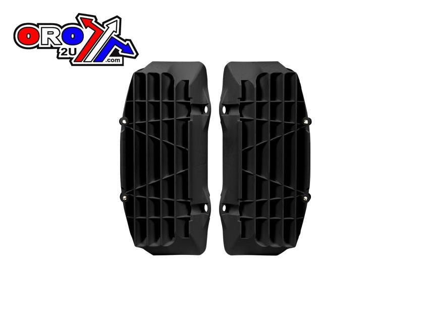 LOUVERS RAD OVERSIZE BLACK, KTM / HUSQVARNA 16-18, RTECH R-GRKTMBN0017