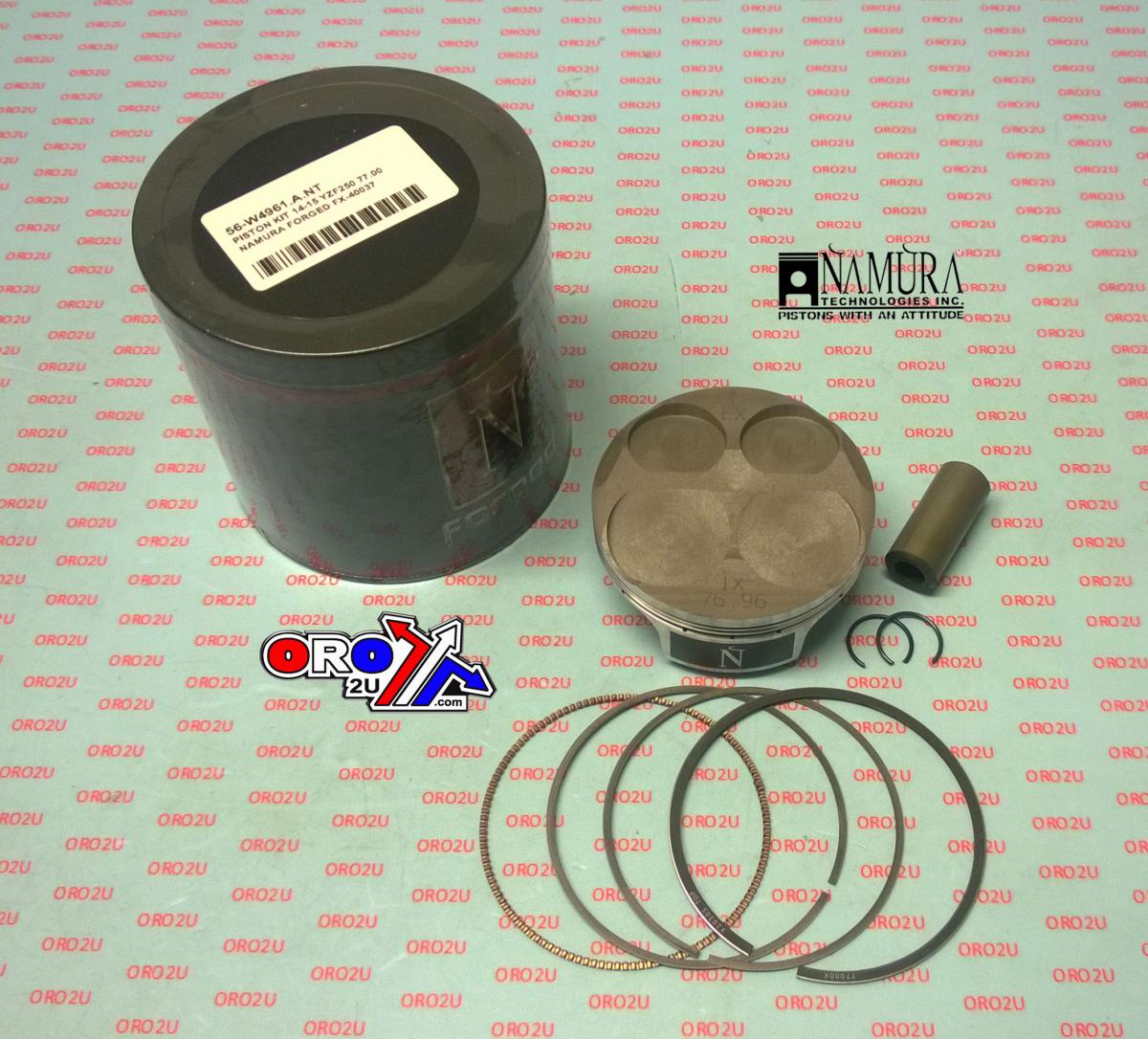 PISTON KIT 14-15 YZF250 77.00, NAMURA FORGED FX-40037