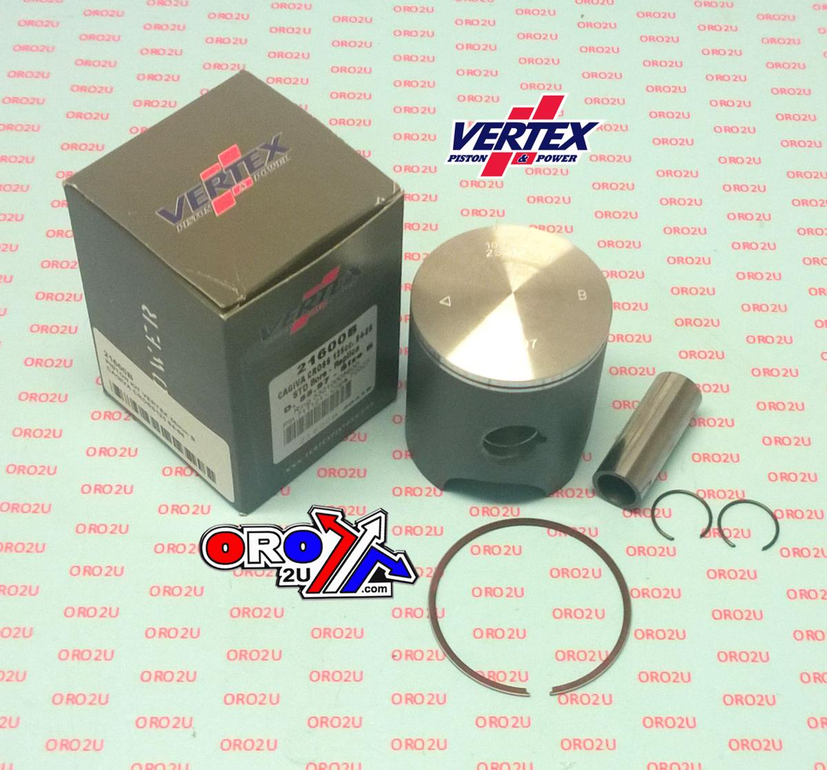 PISTON KIT VERTEX 56 C CAGIVA CROSS 125 84-88, VERTEX 21600C