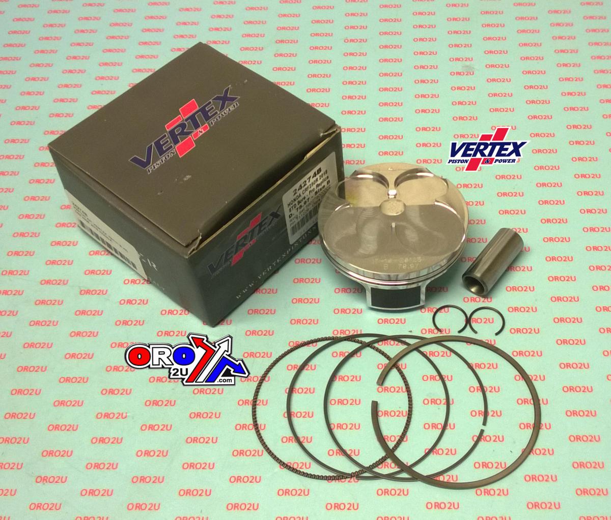 PISTON KIT VERTEX 79.0 C HC HONDA CRF 250 R/RX 18-19, VERTEX 24274C HC COMPR 14,6:1