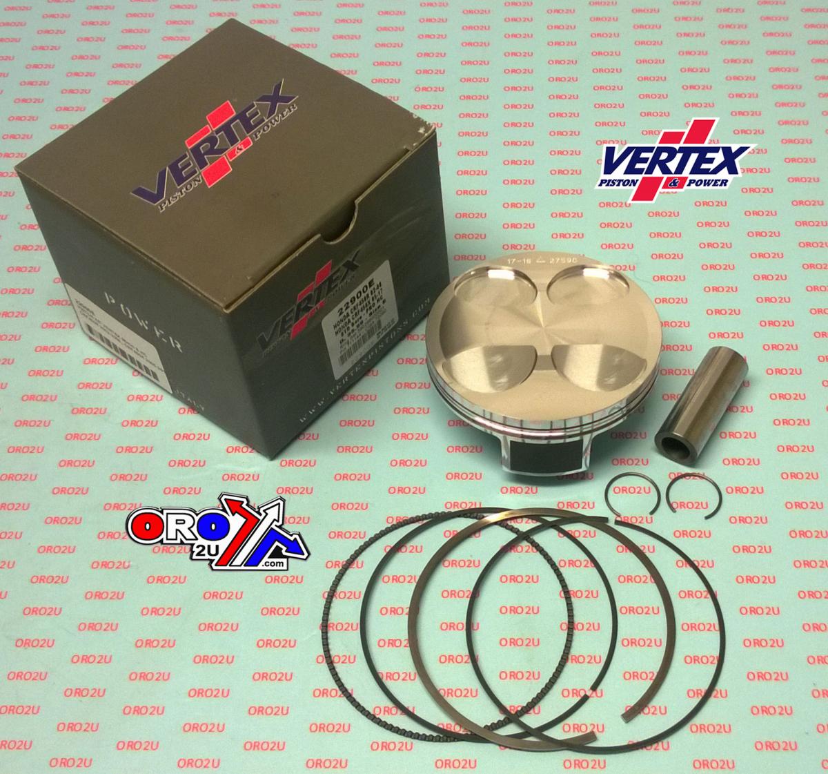 PISTON KIT VERTEX 96.0 C HONDA CRF 450 R/X 02-17, VERTEX 22900C HC COMPR 12,5:1