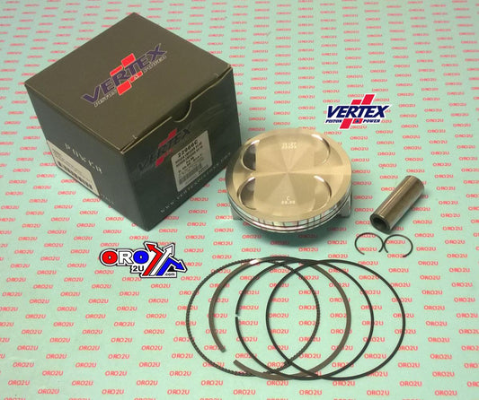PISTON KIT VERTEX 100.0 D HONDA CRF 450 R/X 02-17, VERTEX 22966D BIG BORE XXL OS +4.00 COMPR 12,1:1