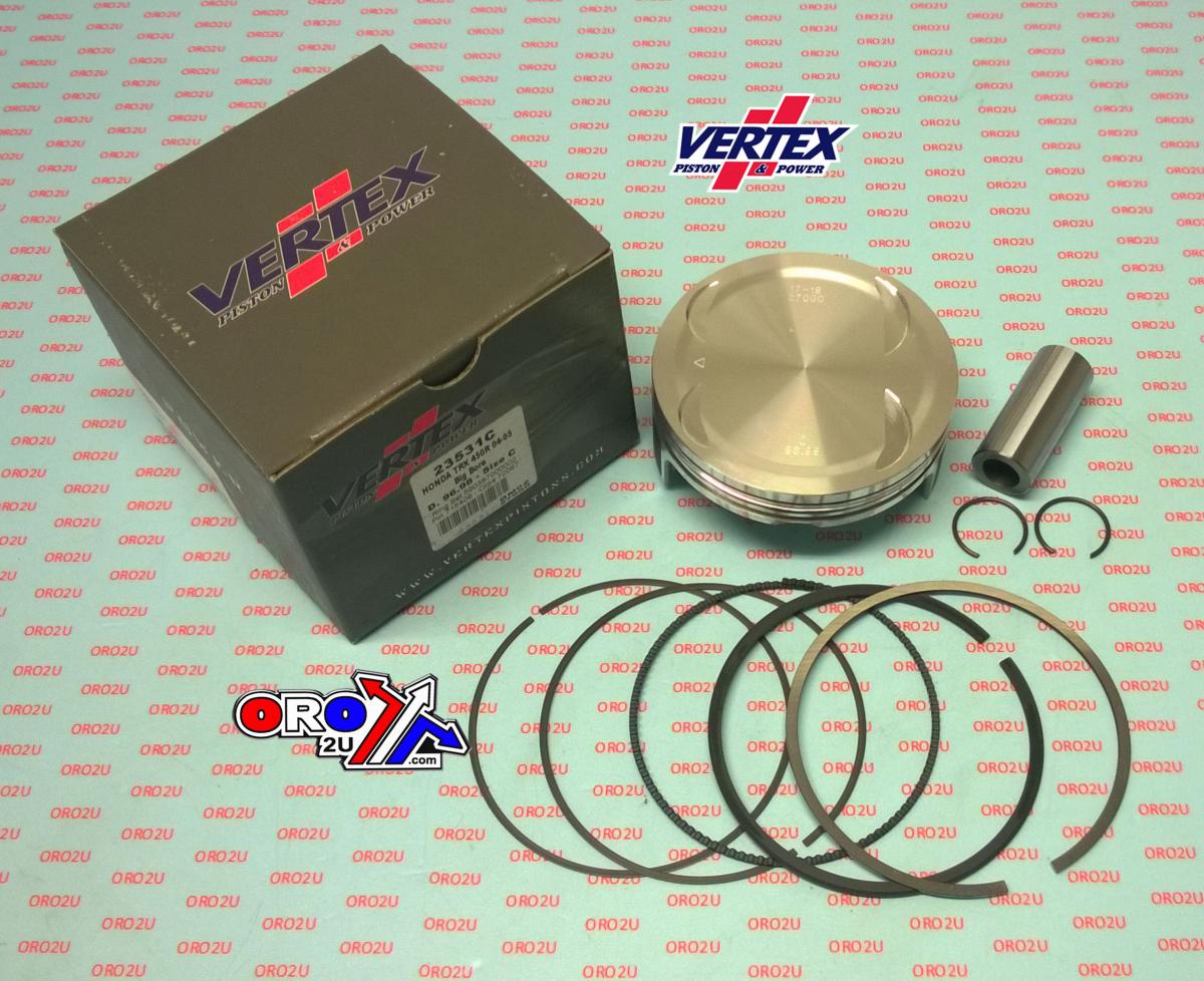 PISTON KIT VERTEX 97.0 A HONDA TRX 450 04-05, VERTEX 23531A OS +3.00 BIG BORE XL
