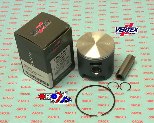 PISTON KIT VERTEX 54.5 KAWASAKI KX 100 98-22, VERTEX 23621200 OS+2.00 RACE SINGLE RING