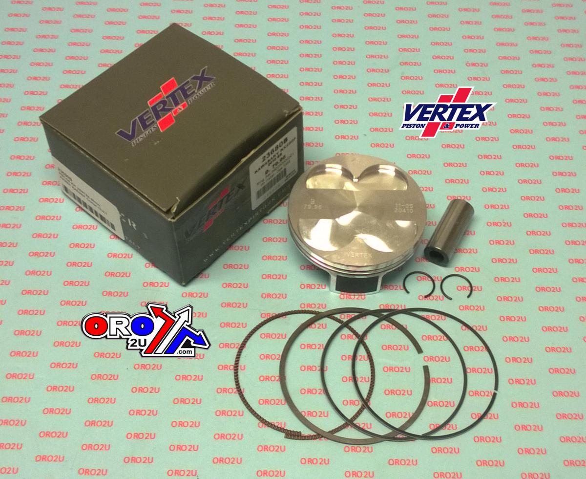 PISTON KIT VERTEX 80.0 B KAWASAKI KX/KXE 250 2010, VERTEX 23680B OS+3.00 BIG BORE COMPR 13,2:1