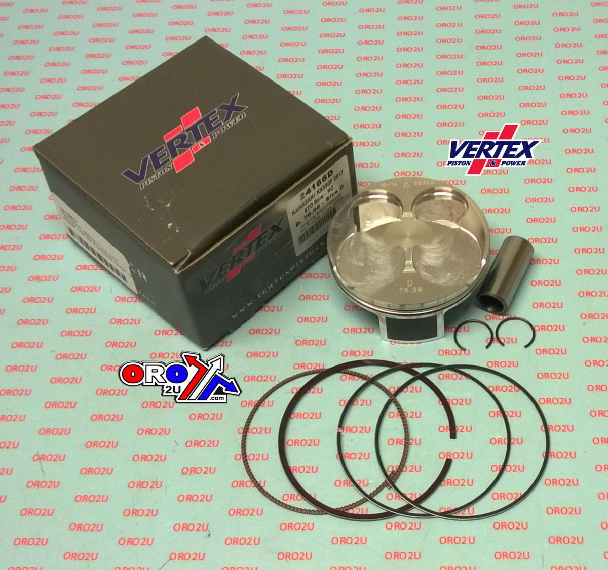PISTON KIT VERTEX 77.0 B HC KAWASAKI KX/KXF 250 2017, VERTEX 24166B HC COMPR 14,7:1