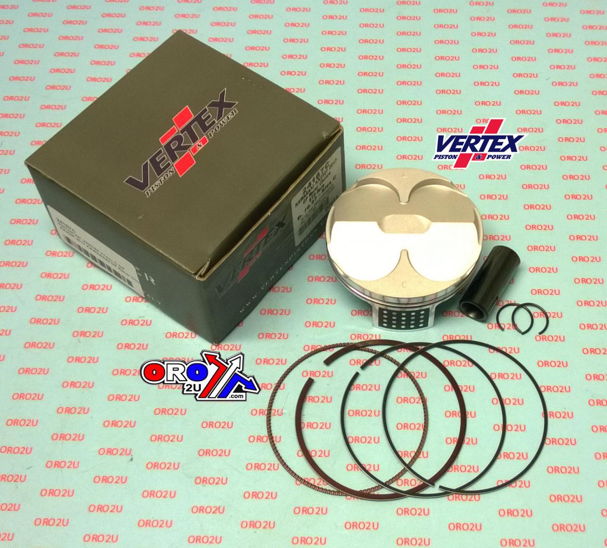 PISTON KIT VERTEX 77.0 A GP KAWASAKI KX 250 2017, VERTEX 24167A HC COMPR 14,7:1 GP RACERS CHOICE