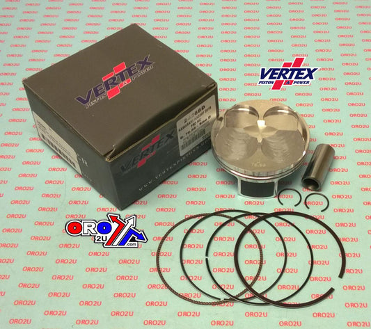 PISTON KIT VERTEX 77.0 D HC KAWASAKI KX 250 17-19, VERTEX 24268D HC COMPR 14,3:1