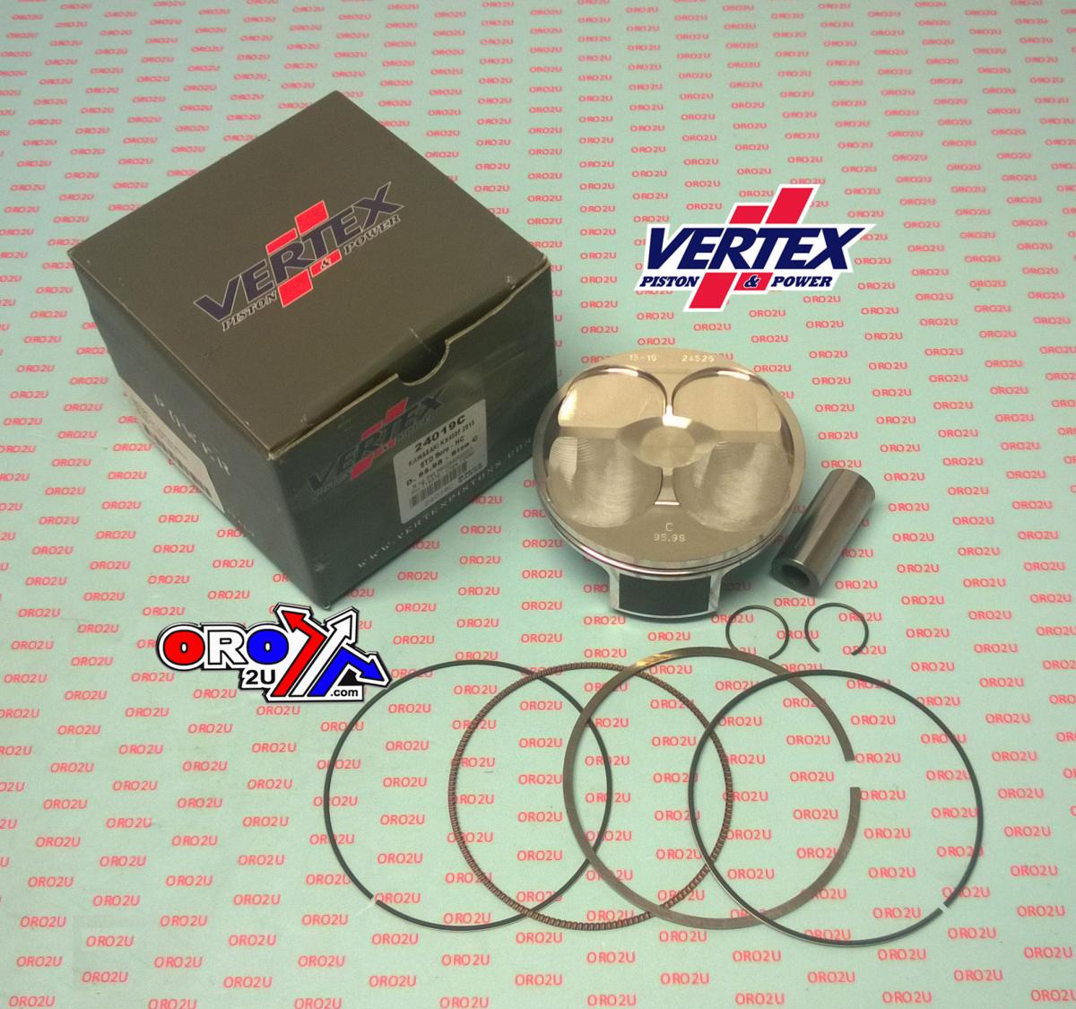 PISTON KIT VERTEX 96.0 B HC KAWASAKI KX 450 2015, VERTEX 24019B HC COMPR 13,0:1