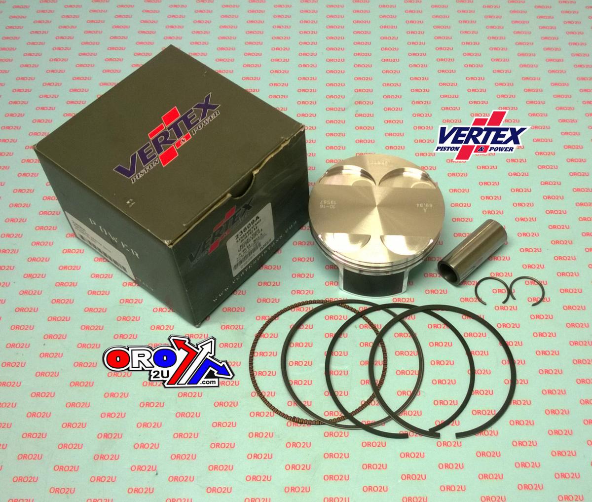 PISTON KIT VERTEX 90.0 SUZUKI LTZ 400 STROKER 00-12, VERTEX 23609A KAWASAKI KFX 400 STROKER