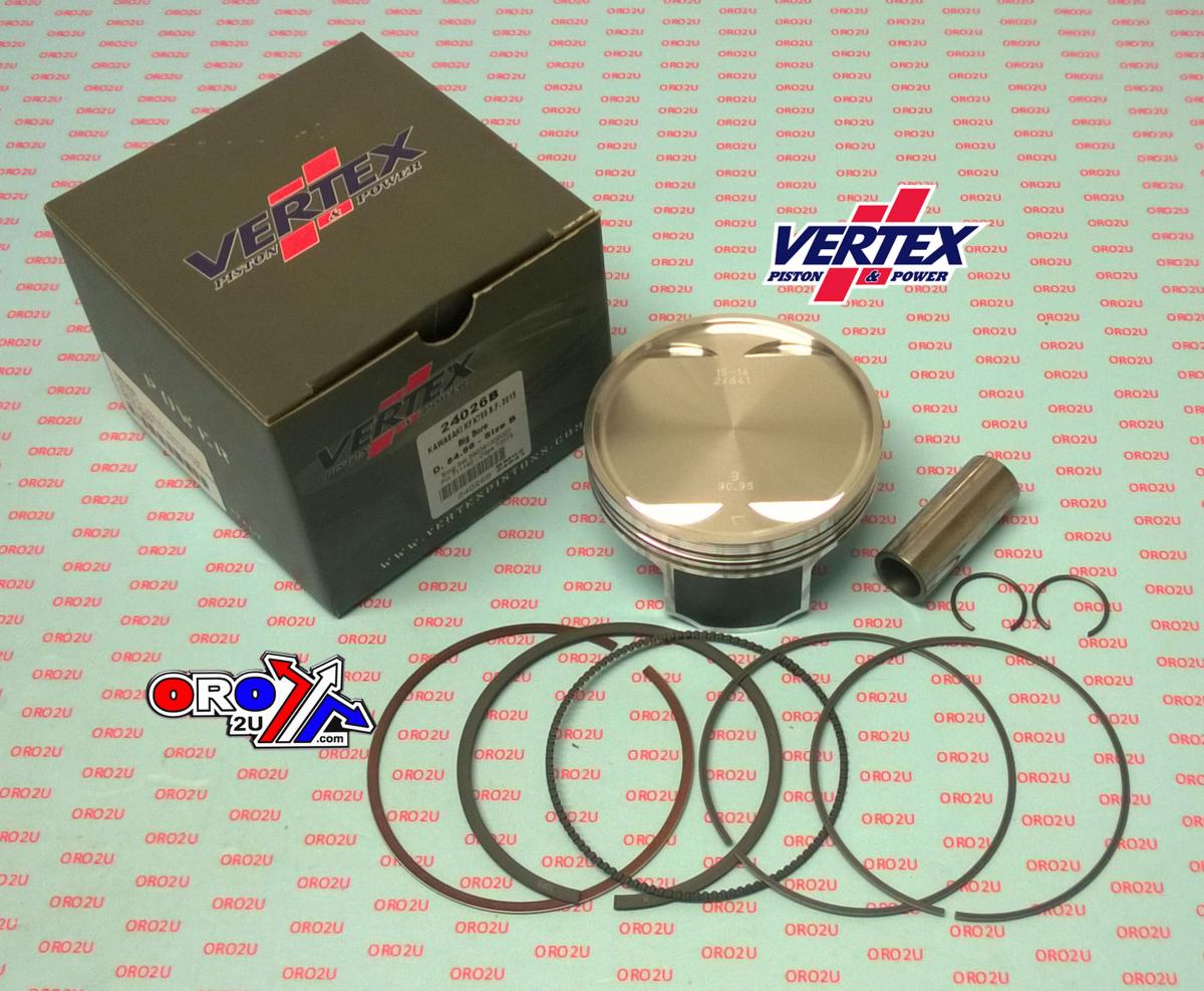 PISTON KIT VERTEX 91.0 A KAWASAKI KFX 750 15-17, VERTEX 24026A BRUTE FORCE OS+6:00 BIG BORE