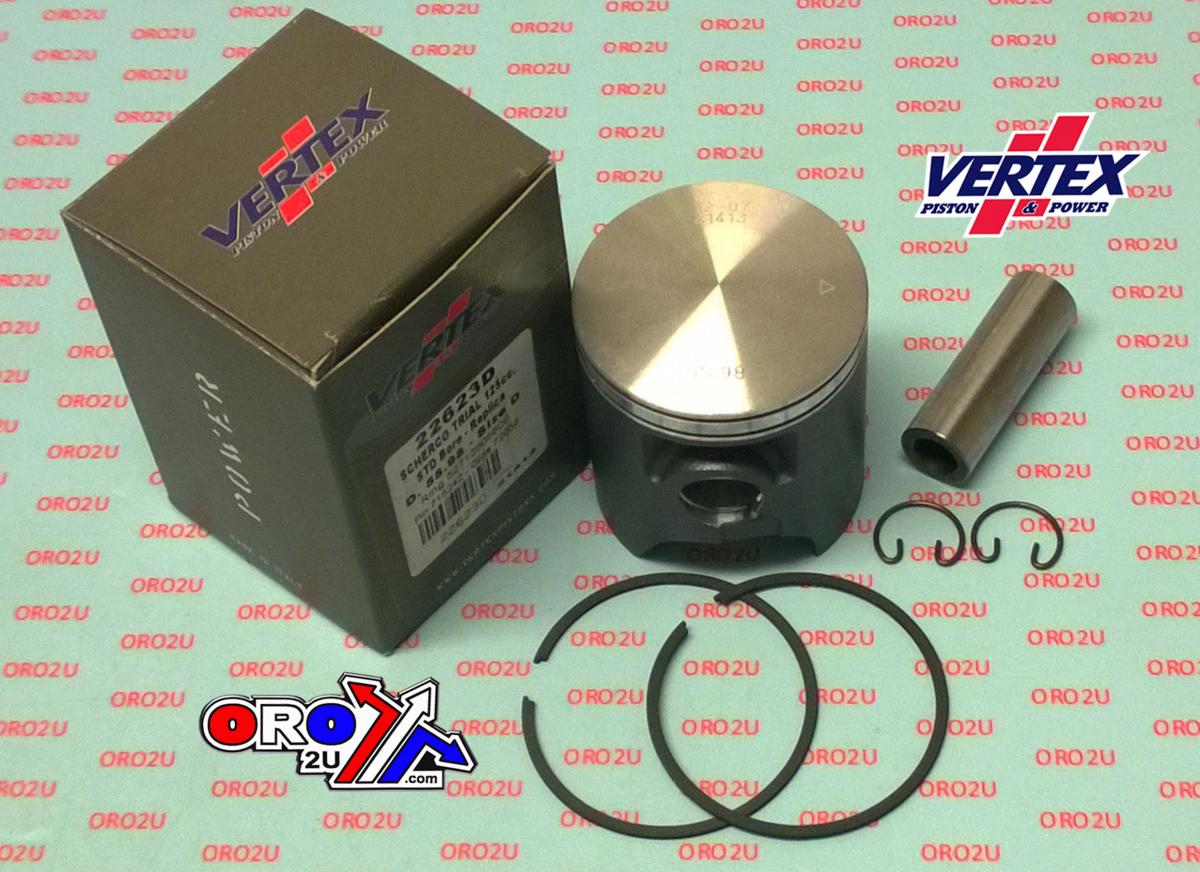 PISTON KIT VERTEX 56.0 A SHERCO TRIAL 125, VERTEX 22623A