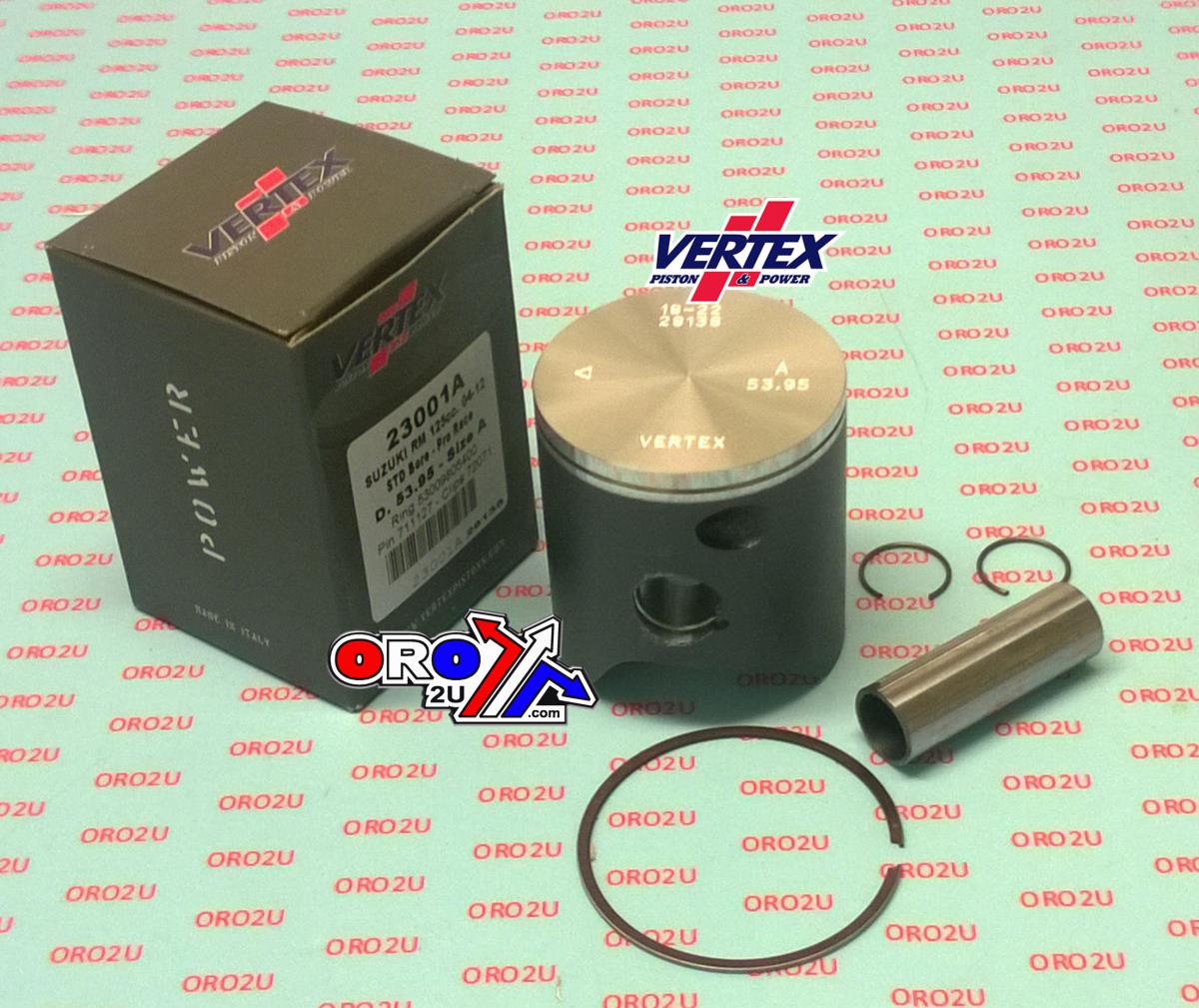 PISTON KIT VERTEX 54.0 A SUZUKI RM 125 04-12 PRO RACE, VERTEX 23001A