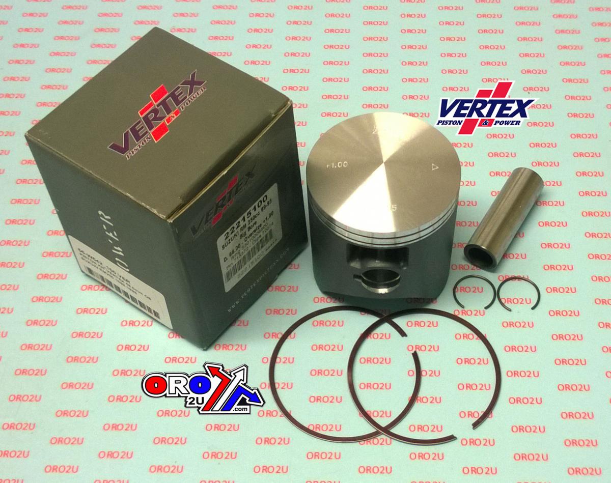 PISTON KIT VERTEX 67.0 A SUZUKI RM 250 89-95, VERTEX 22215A