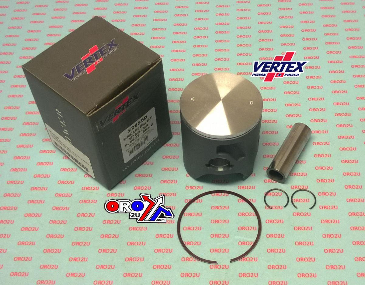 PISTON KIT VERTEX 66.4 A SUZUKI RM 250 03-12 RACE, VERTEX 22855A SINGLE RING