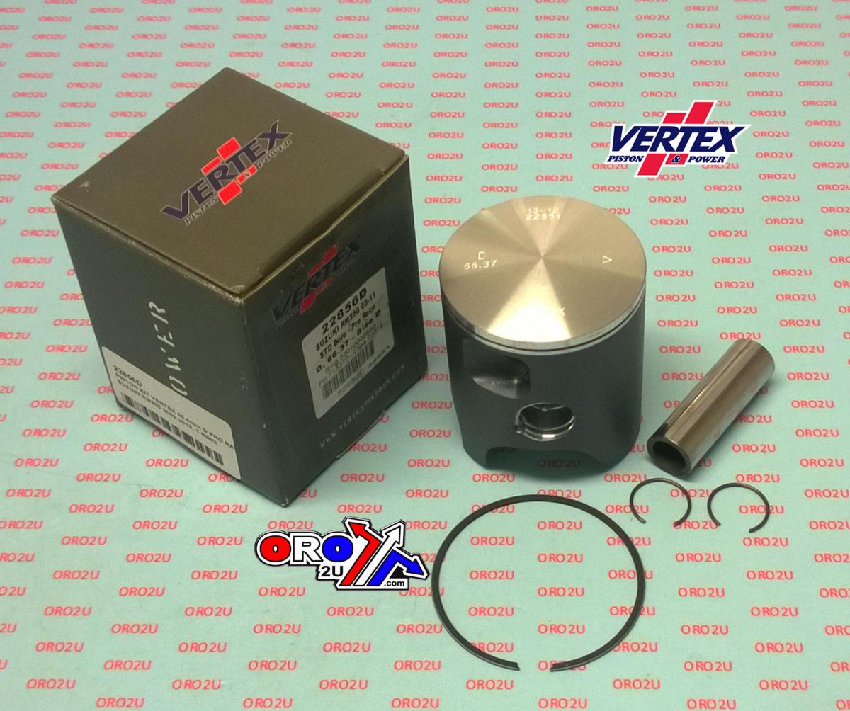 PISTON KIT VERTEX 66.4 B SUZUKI RM 250 03-12 PRO RACE, VERTEX 22856B SINGLE RING