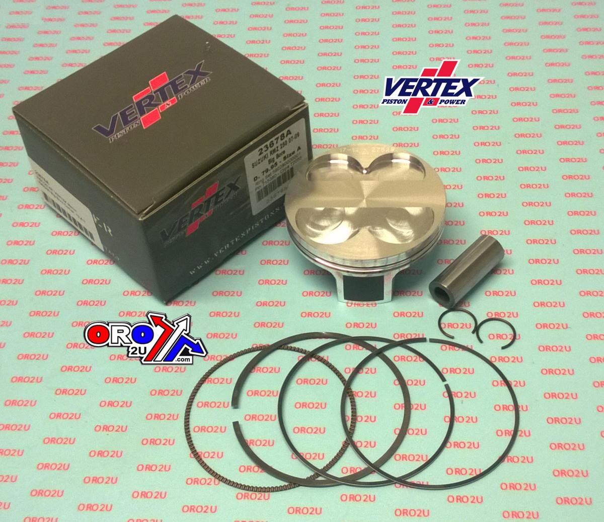 PISTON KIT VERTEX 80.0 B SUZUKI RMZ 250 07-09, VERTEX 23678B OS+3.00 BIG BORE COMPR 13,4:1