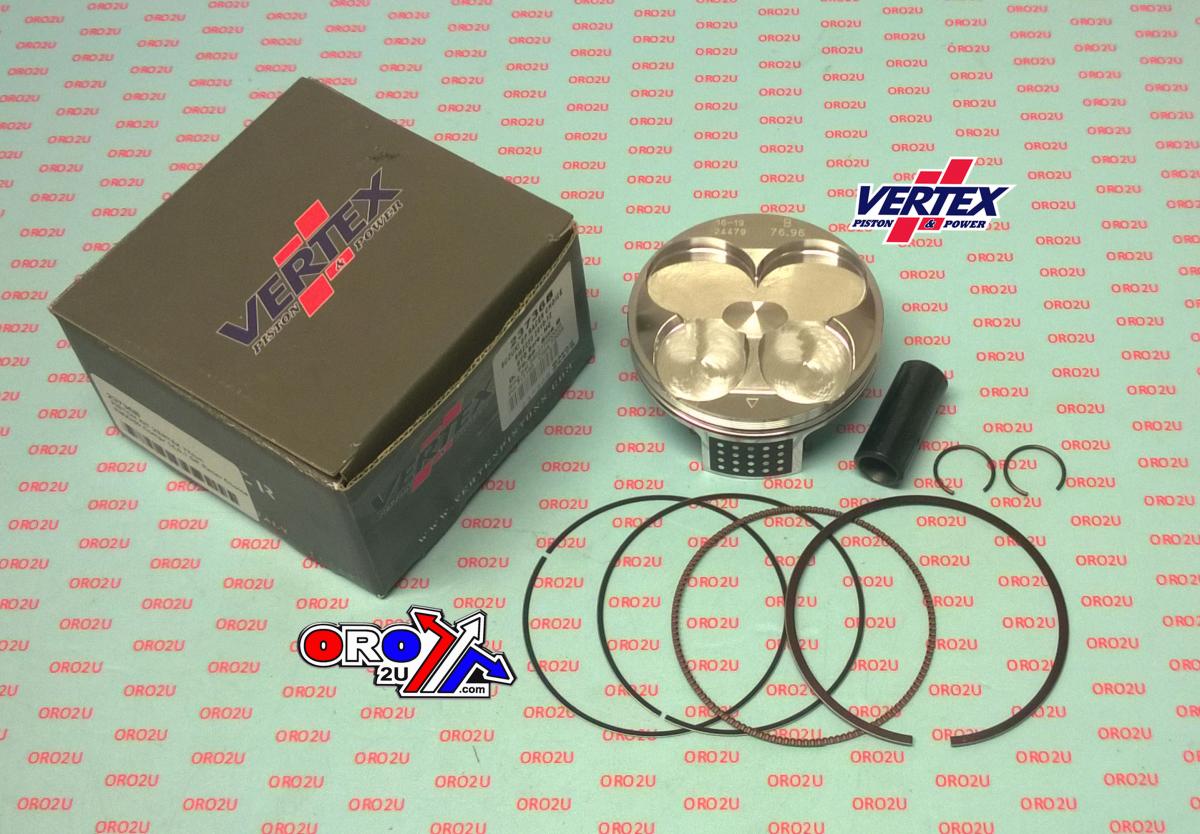 PISTON KIT VERTEX 77.0 A GP SUZUKI RMZ 250 10-12, VERTEX 23736A HC COMPR 14,0:1 GP RACERS CHOICE