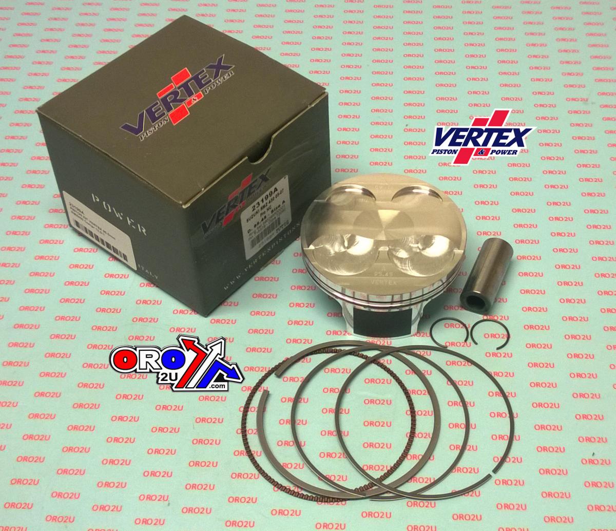 PISTON KIT VERTEX 95.5 A HC SUZUKI RMZ 450 05-07, VERTEX 23199A HC COMPR 13,0:1