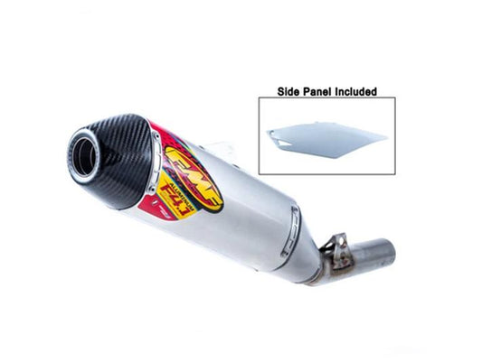 13-16 CRF450 F4.1 ALUM/CARBON, CAP SILENCER + LEFT SIDE PANEL, 041507