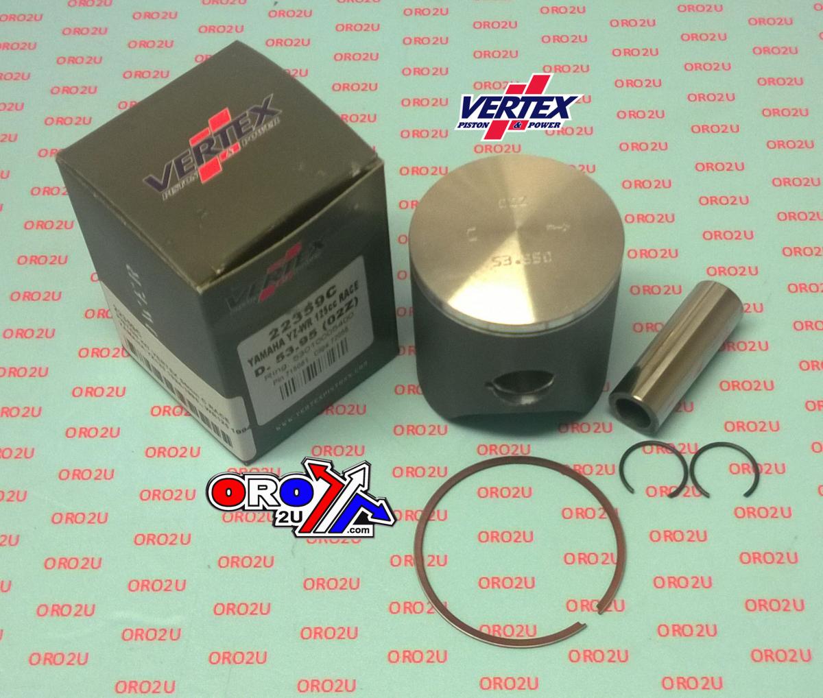 PISTON KIT VERTEX 54.0 B YAMAHA YZ/WR125 94-96 RACE, VERTEX 22359B