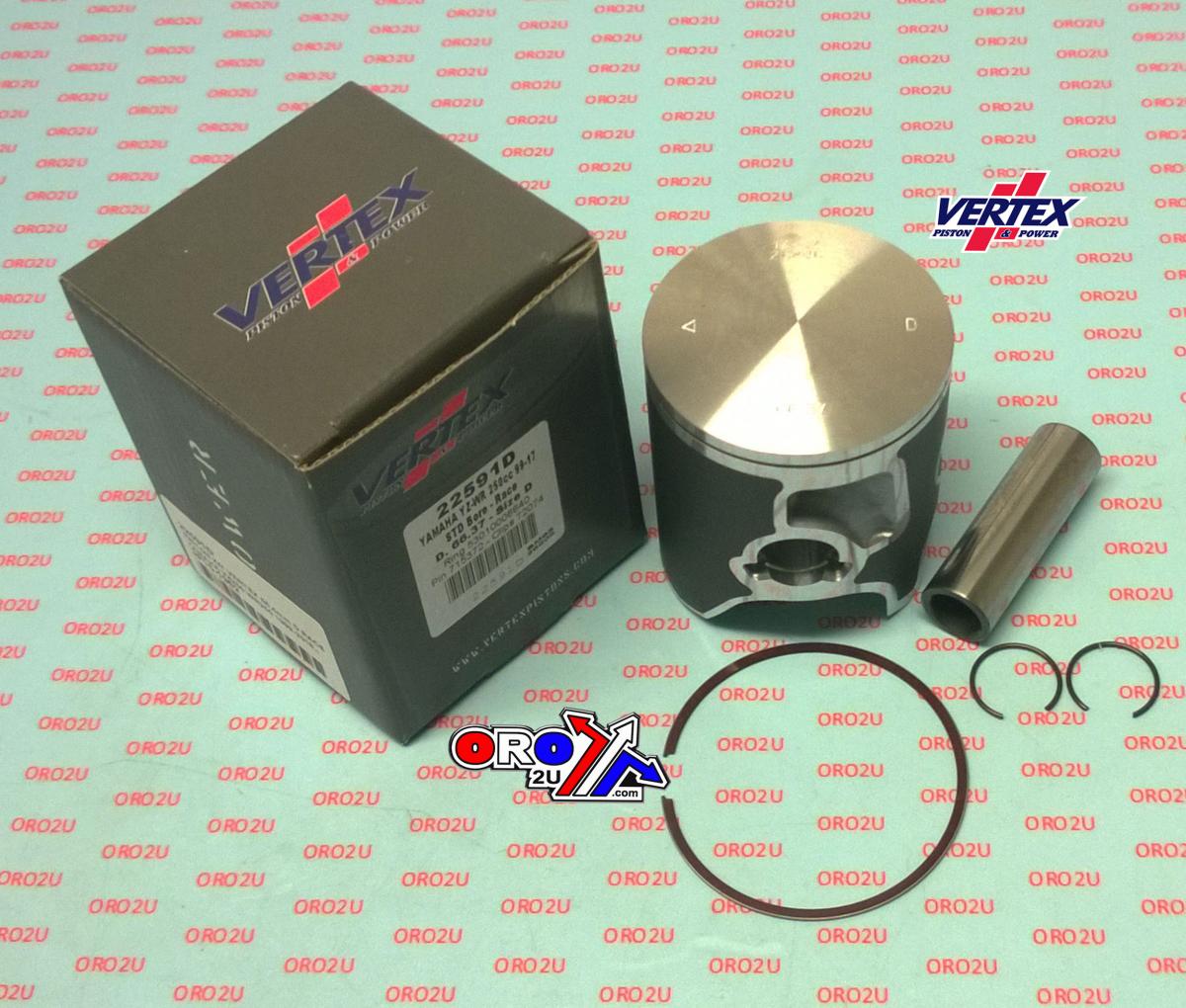 PISTON KIT VERTEX 66.4 A YAMAHA YZ/WR 250 99-23 RACE, VERTEX 22591A SINGLE RING