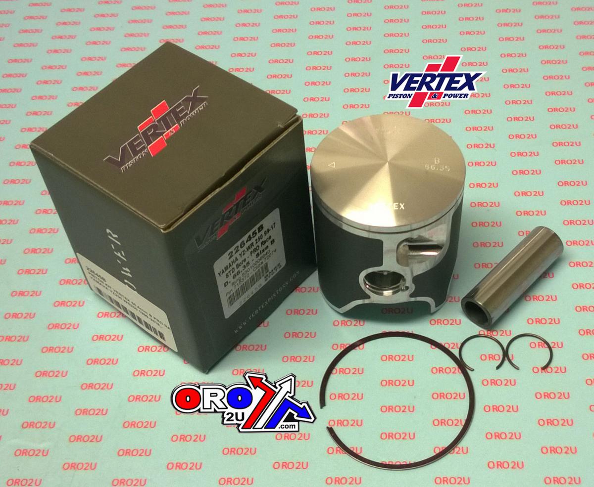 PISTON KIT VERTEX 66.4 A YAMAHA YZ/WR 250 99-22 PRO RACE, VERTEX 22645A SINGLE RING